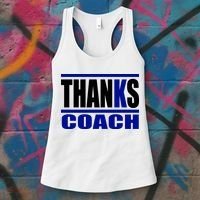 Thanks Coach K Basketball Women's Tank Top thumb 3