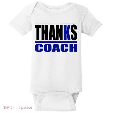 Thanks Coach K Basketball Baby Bodysuit