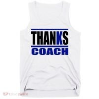 Thanks Coach K Basketball Tank Top thumb 0