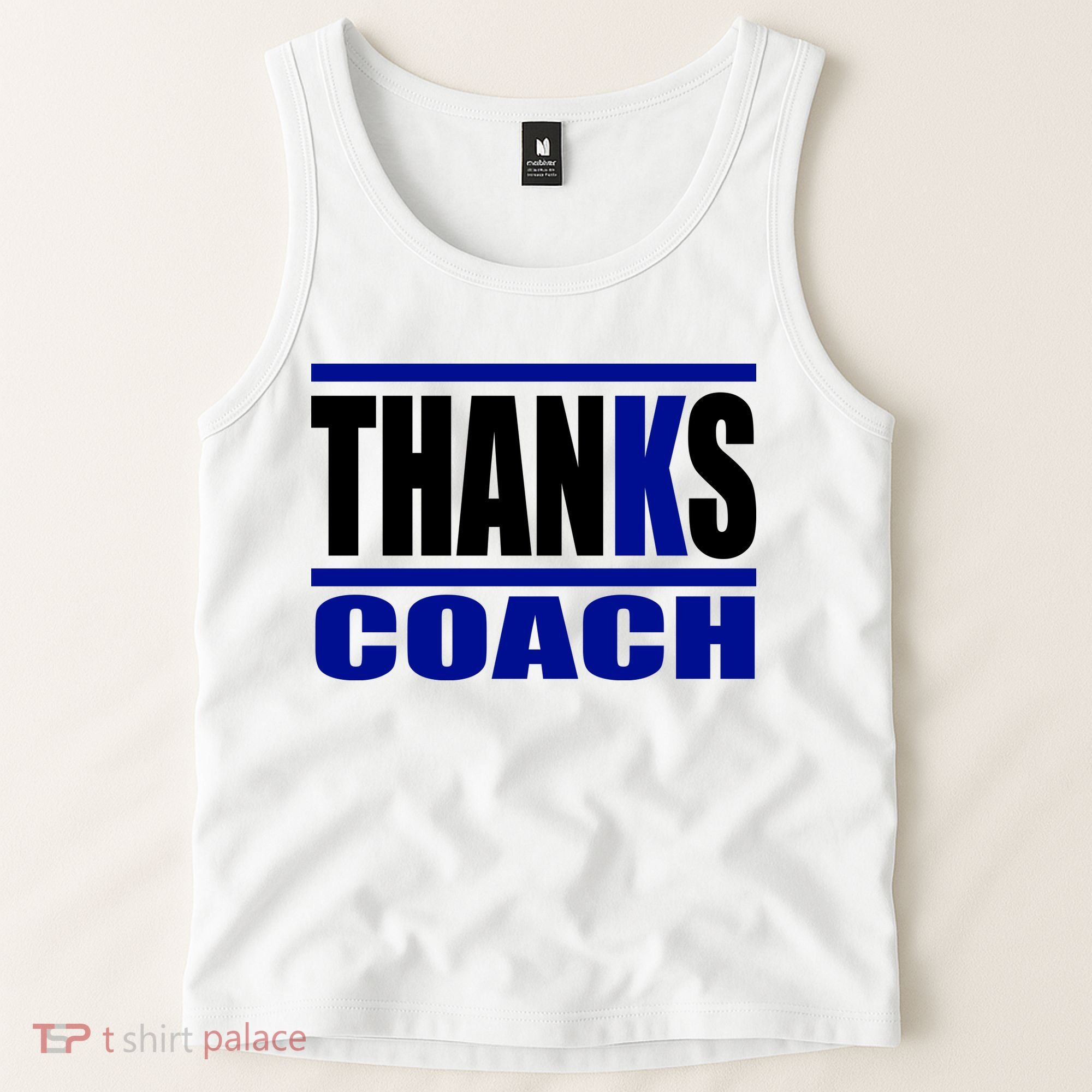 Thanks Coach K Basketball Tank Top