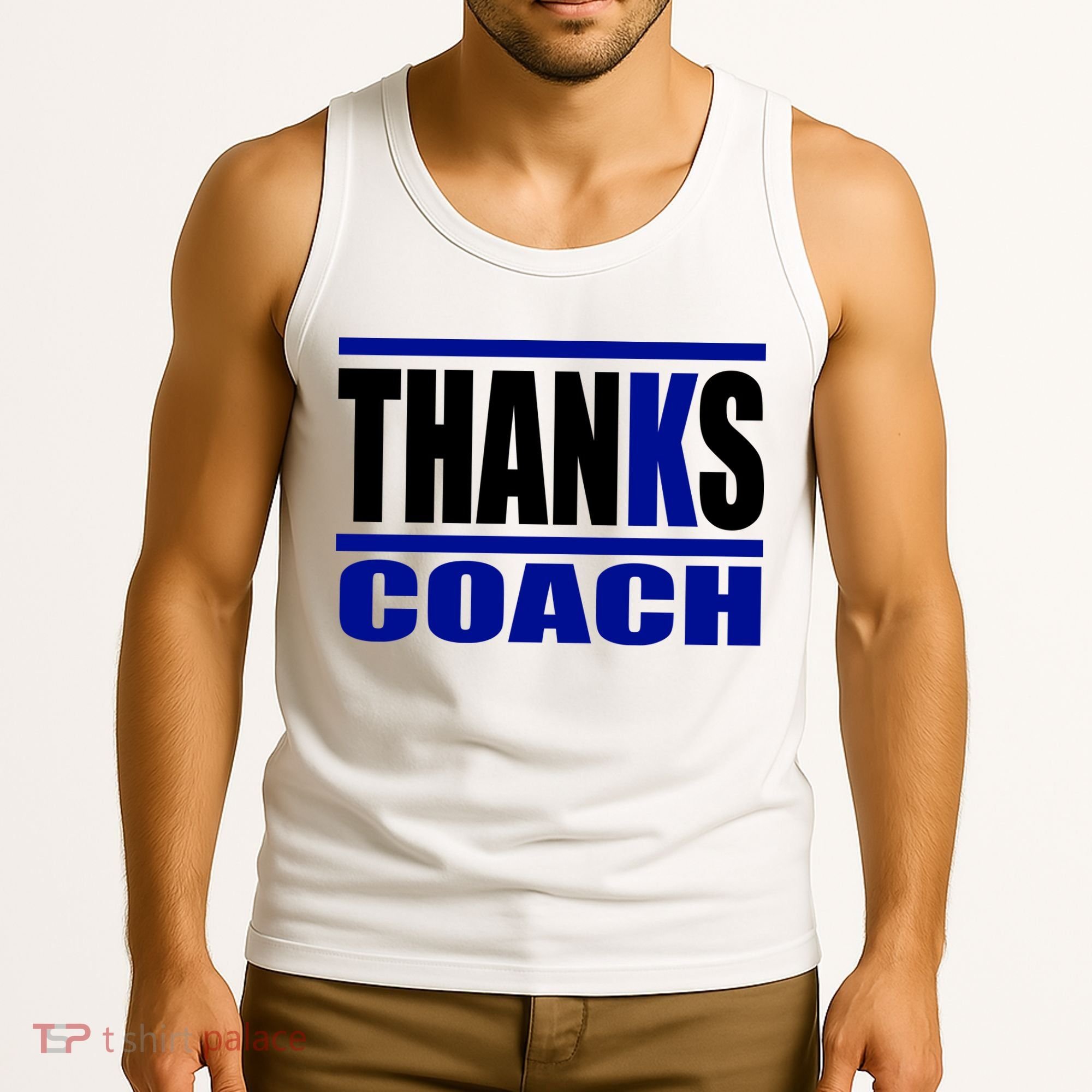 Thanks Coach K Basketball Tank Top