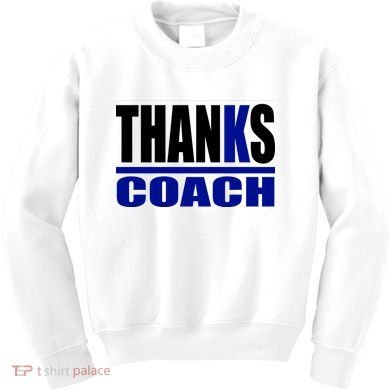 Thanks Coach K Basketball Kids Sweatshirt