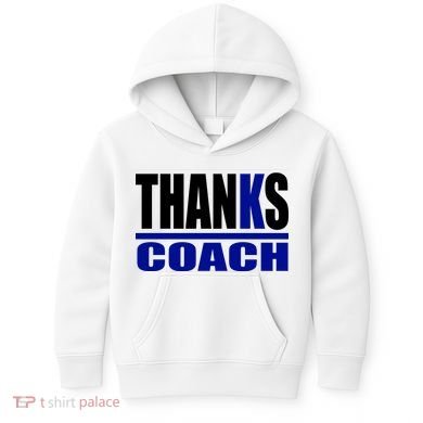 Thanks Coach K Basketball Kids Hoodie