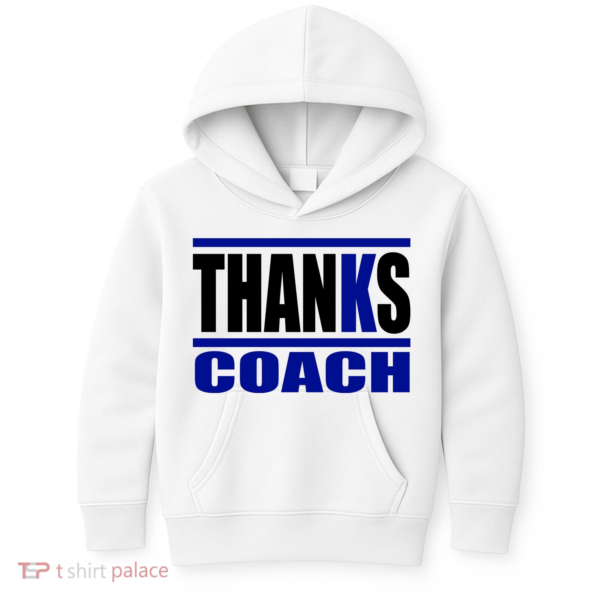 Thanks Coach K Basketball Kids Hoodie