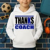 Thanks Coach K Basketball Kids Hoodie thumb 2