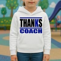 Thanks Coach K Basketball Kids Hoodie thumb 3