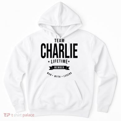 Team Charlie Kirk Life Time Memeber Man Myth Legend Hoodie