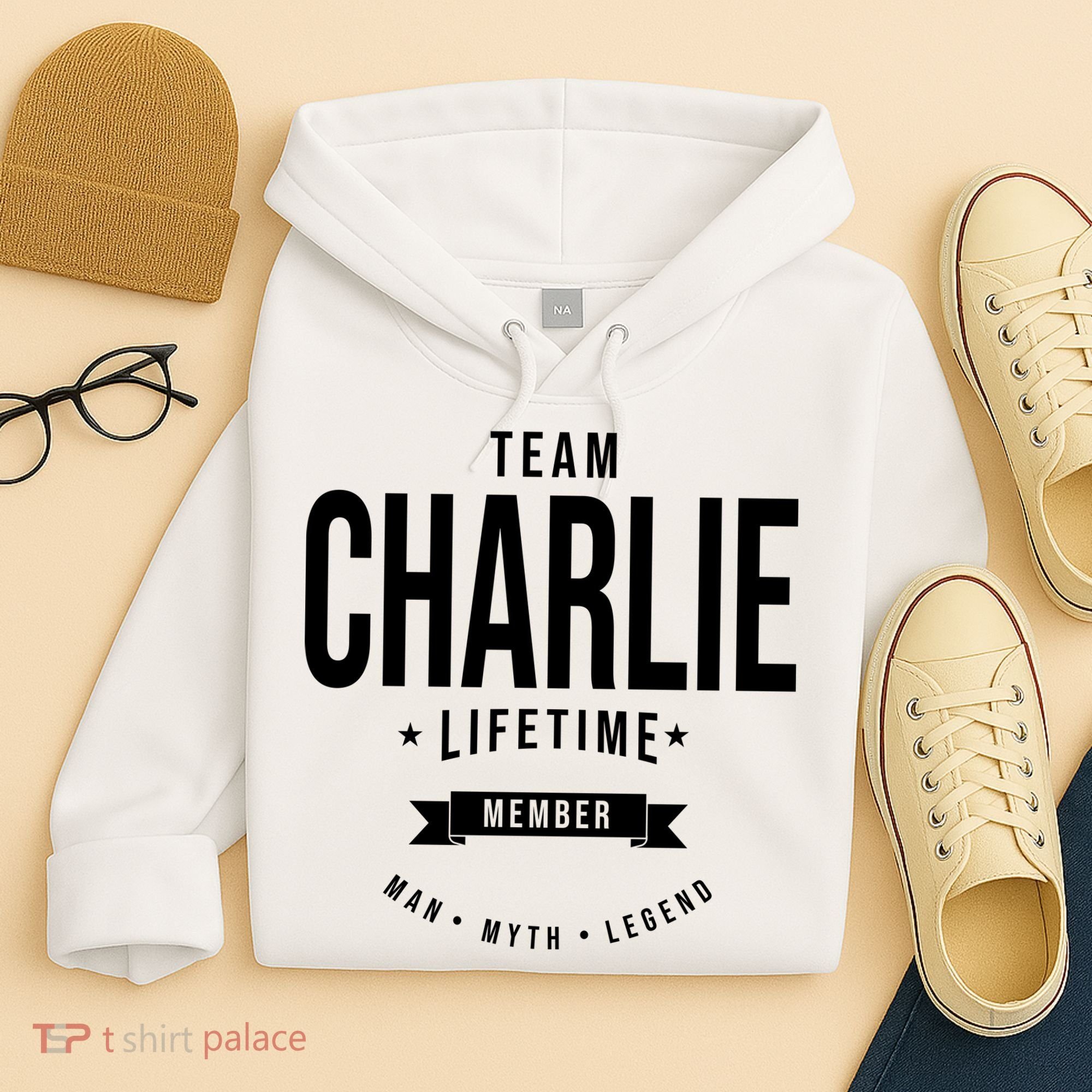 Team Charlie Kirk Life Time Memeber Man Myth Legend Hoodie