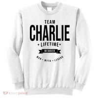 Team Charlie Kirk Life Time Memeber Man Myth Legend Sweatshirt thumb 0