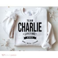 Team Charlie Kirk Life Time Memeber Man Myth Legend Sweatshirt thumb 2