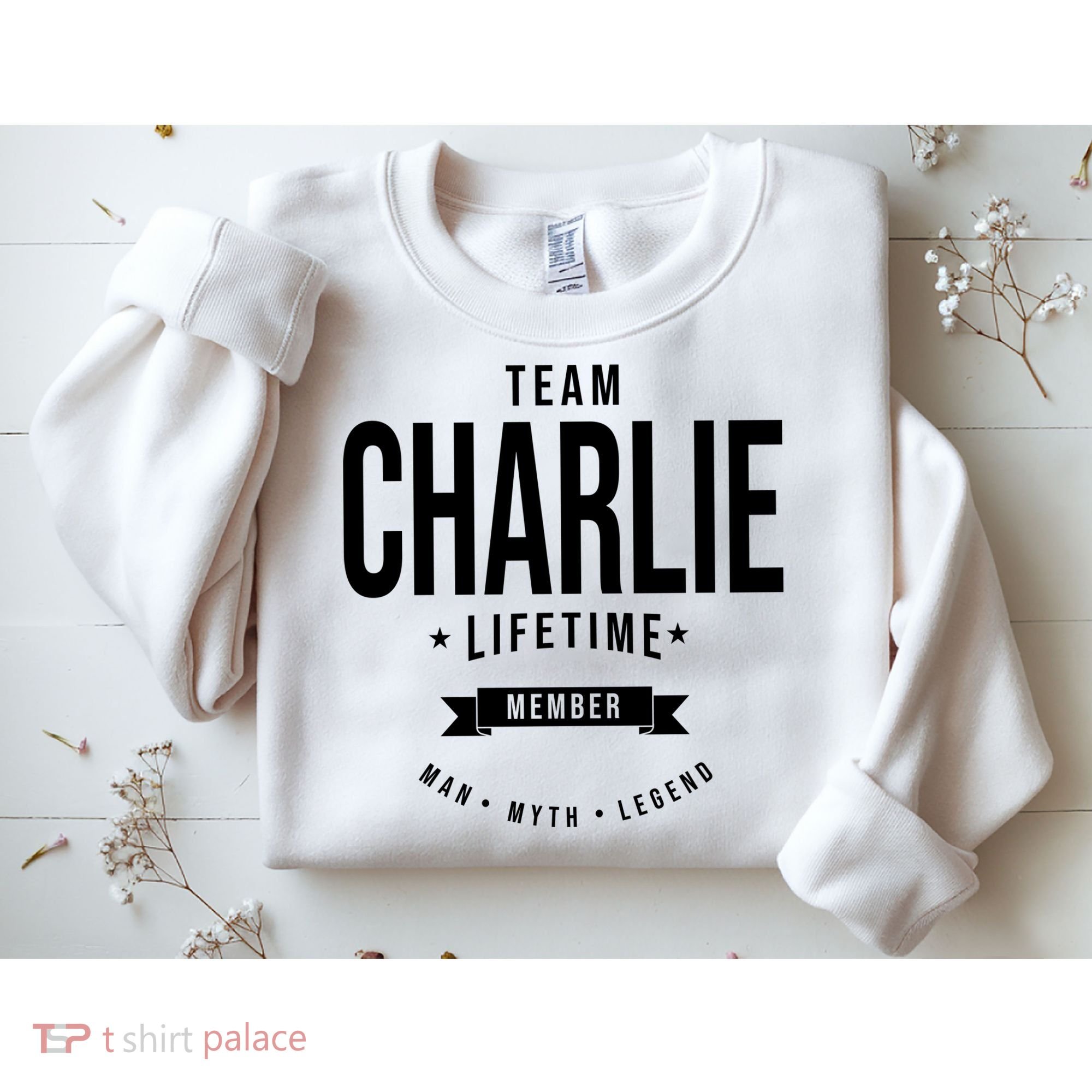 Team Charlie Kirk Life Time Memeber Man Myth Legend Sweatshirt