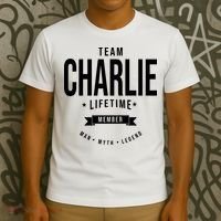 Team Charlie Kirk Life Time Memeber Man Myth Legend T-Shirt thumb 3