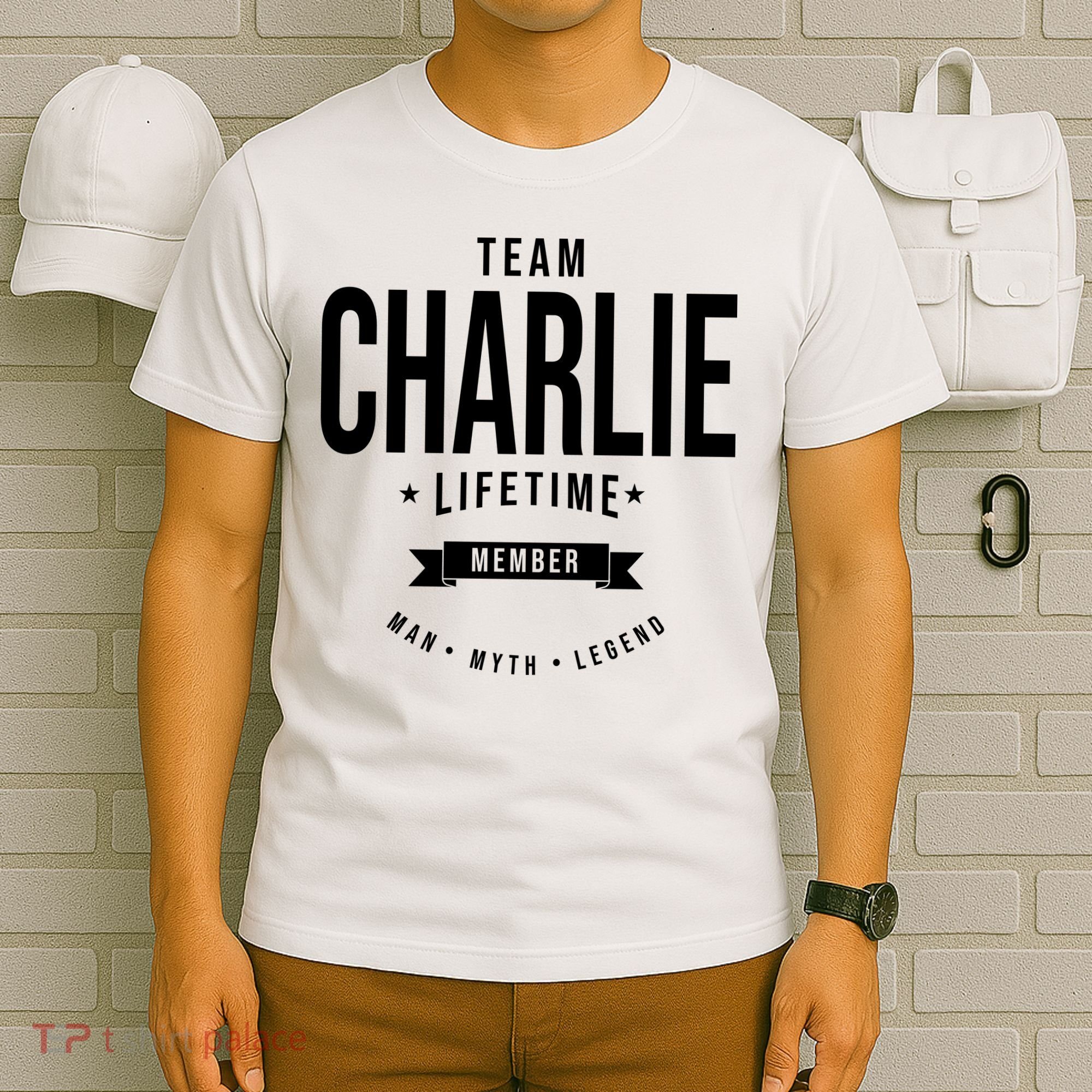 Team Charlie Kirk Life Time Memeber Man Myth Legend T-Shirt