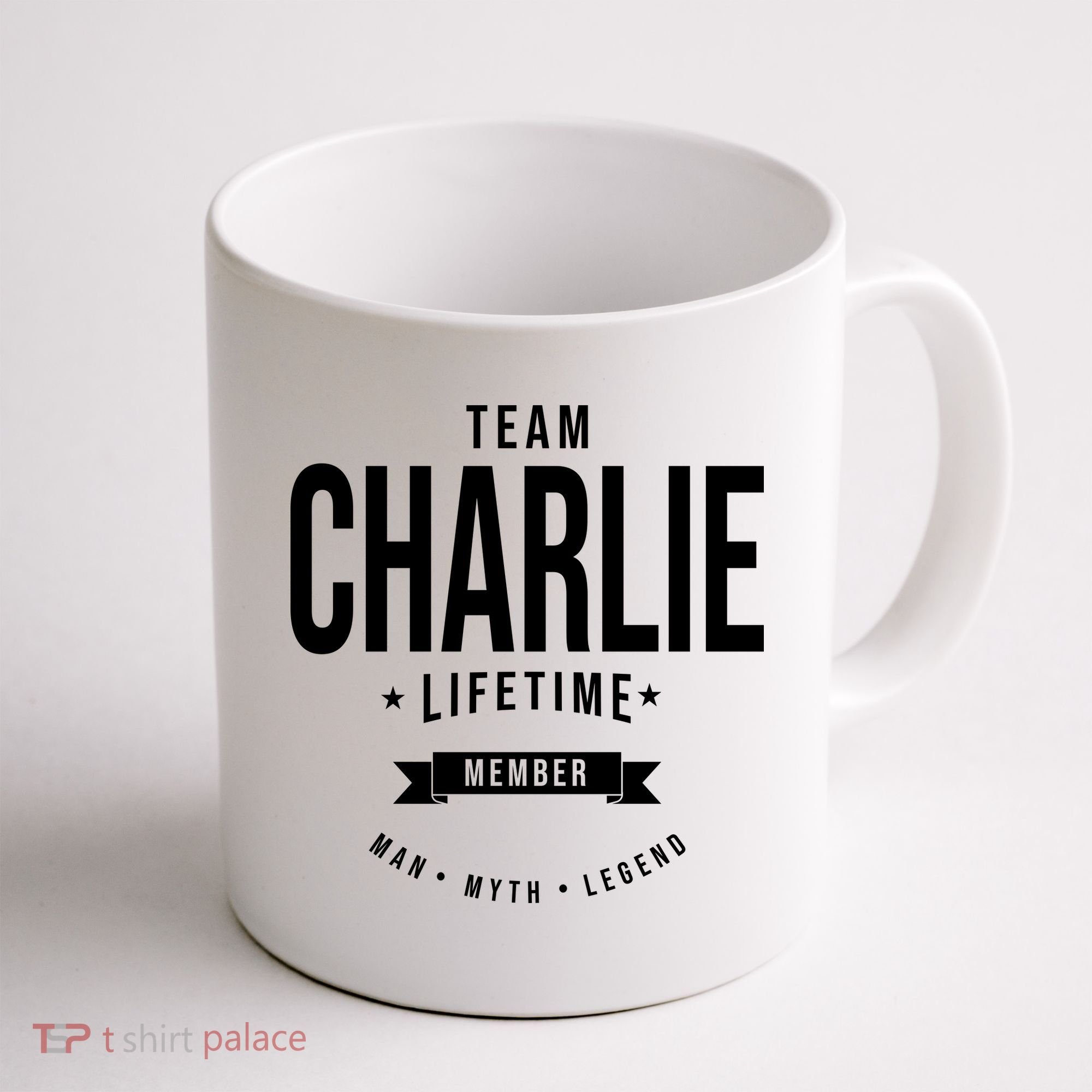 Team Charlie Kirk Life Time Memeber Man Myth Legend Coffee Mug