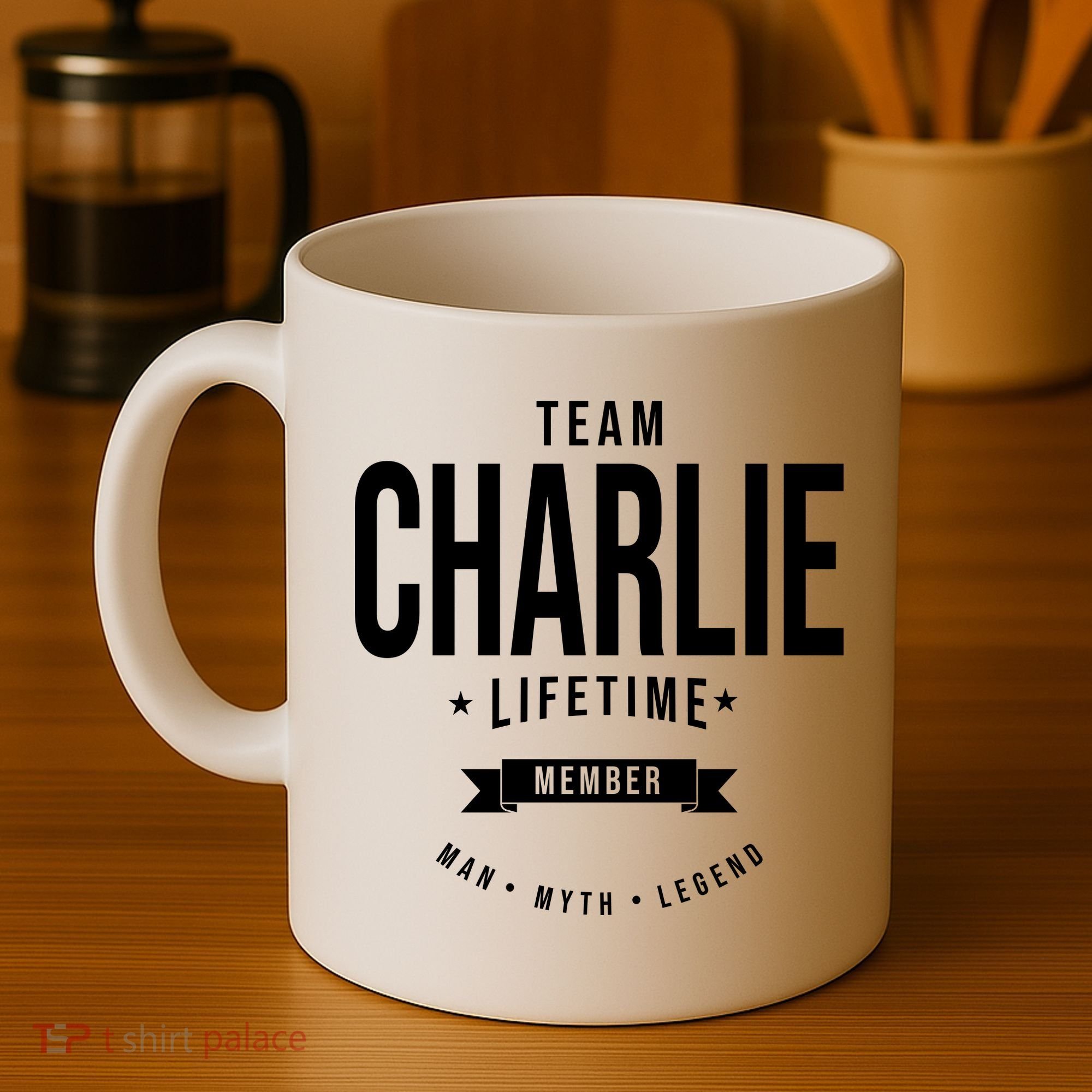 Team Charlie Kirk Life Time Memeber Man Myth Legend Coffee Mug