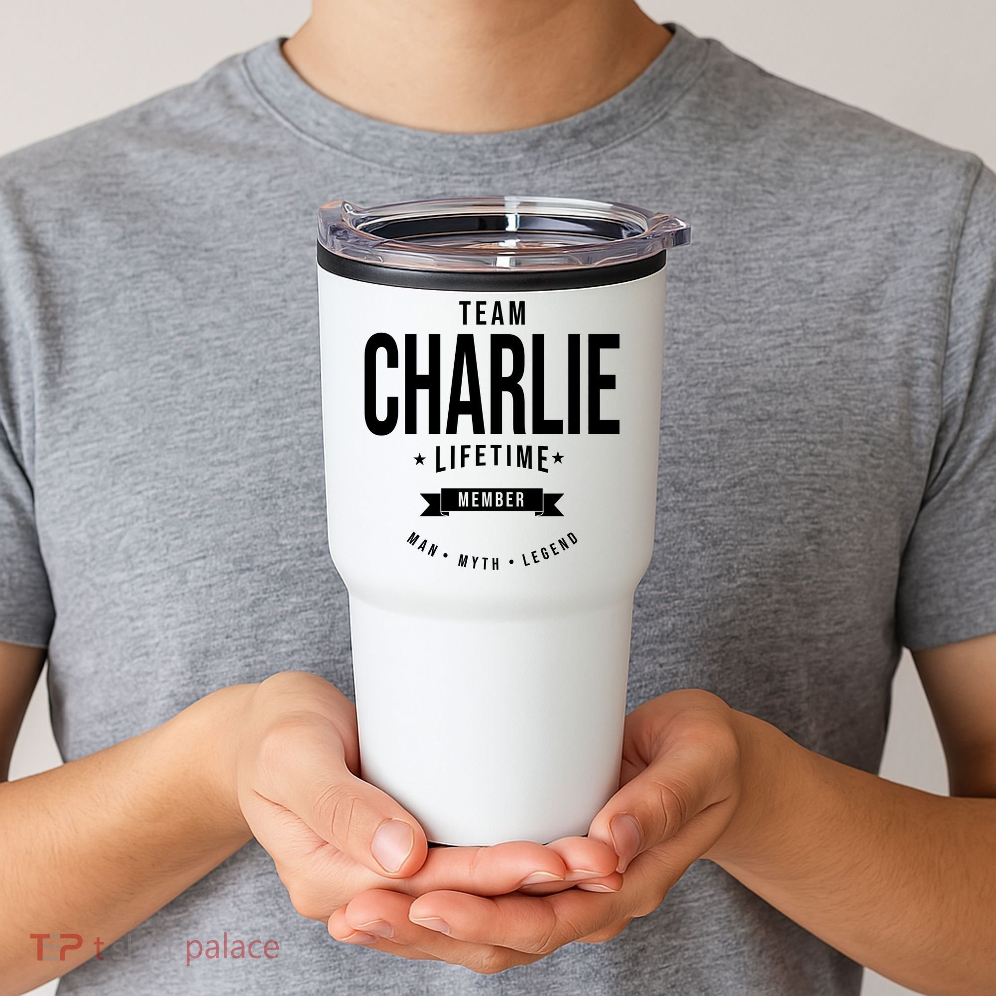 Team Charlie Kirk Life Time Memeber Man Myth Legend Tumbler