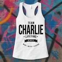 Team Charlie Kirk Life Time Memeber Man Myth Legend Women's Tank Top thumb 3