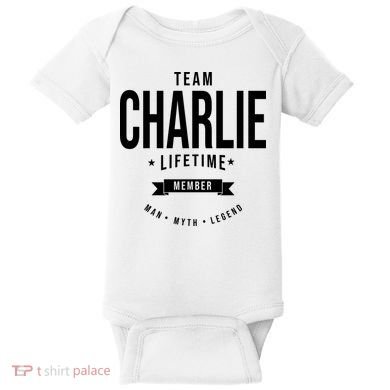 Team Charlie Kirk Life Time Memeber Man Myth Legend Baby Bodysuit
