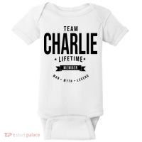 Team Charlie Kirk Life Time Memeber Man Myth Legend Baby Bodysuit thumb 0