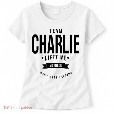 Team Charlie Kirk Life Time Memeber Man Myth Legend Women's T-Shirt
