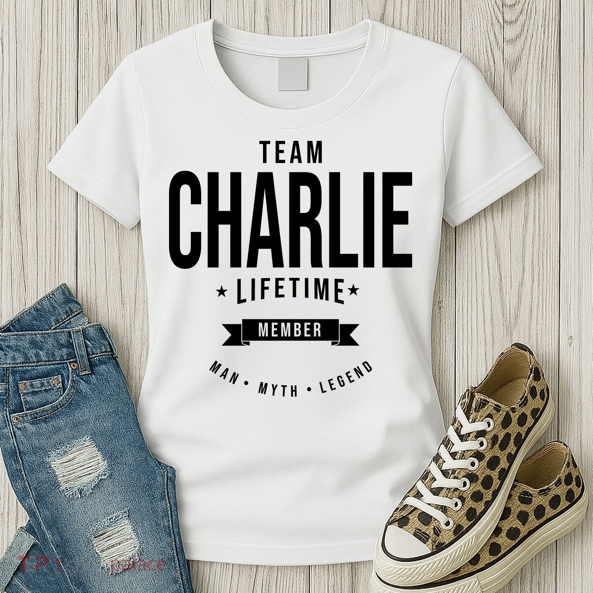 Team Charlie Kirk Life Time Memeber Man Myth Legend Women's T-Shirt