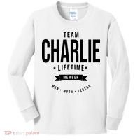 Team Charlie Kirk Life Time Memeber Man Myth Legend Kids Long Sleeve Shirt thumb 0