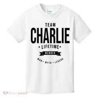 Team Charlie Kirk Life Time Memeber Man Myth Legend Kids T-Shirt thumb 0