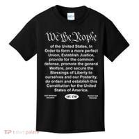 The Charlie Kirk We The People Tribute Constitution Freedom Kids T-Shirt thumb 0