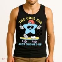 The Cool Kid Just Showed Up Back To School Tank Top thumb 3