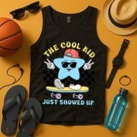 The Cool Kid Just Showed Up Back To School Tank Top thumb 4