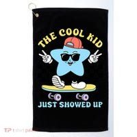 The Cool Kid Just Showed Up Back To School Golf Towel thumb 0