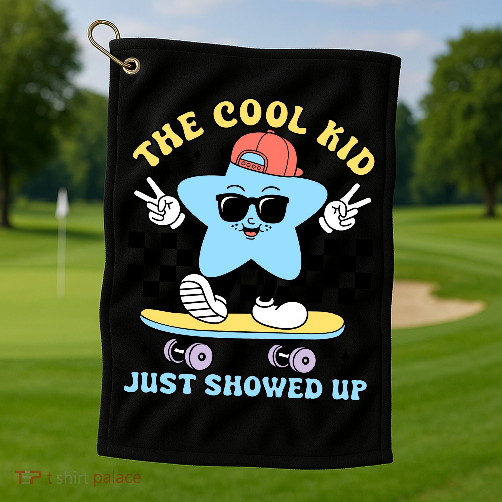 The Cool Kid Just Showed Up Back To School Golf Towel