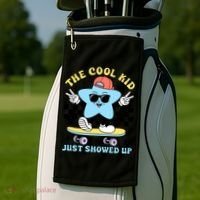 The Cool Kid Just Showed Up Back To School Golf Towel thumb 2