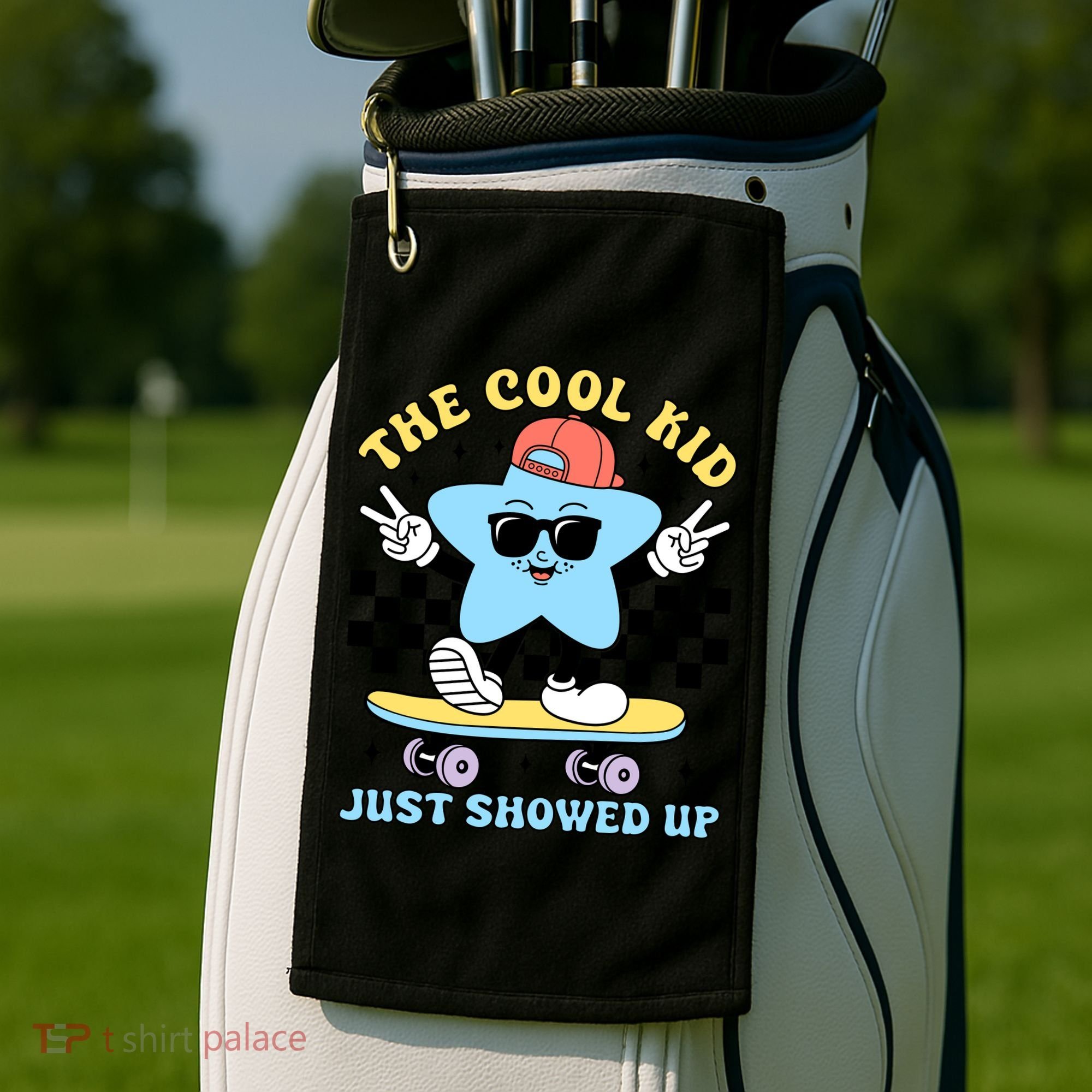 The Cool Kid Just Showed Up Back To School Golf Towel
