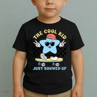 The Cool Kid Just Showed Up Back To School Toddler T-Shirt thumb 2
