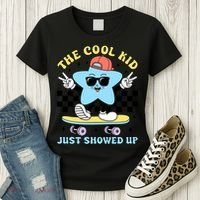 The Cool Kid Just Showed Up Back To School Women's T-Shirt thumb 3