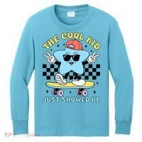 The Cool Kid Just Showed Up Back To School Kids Long Sleeve Shirt thumb 0
