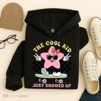 The Cool Kid Just Showed Up Girly Back To School Hoodie thumb 4