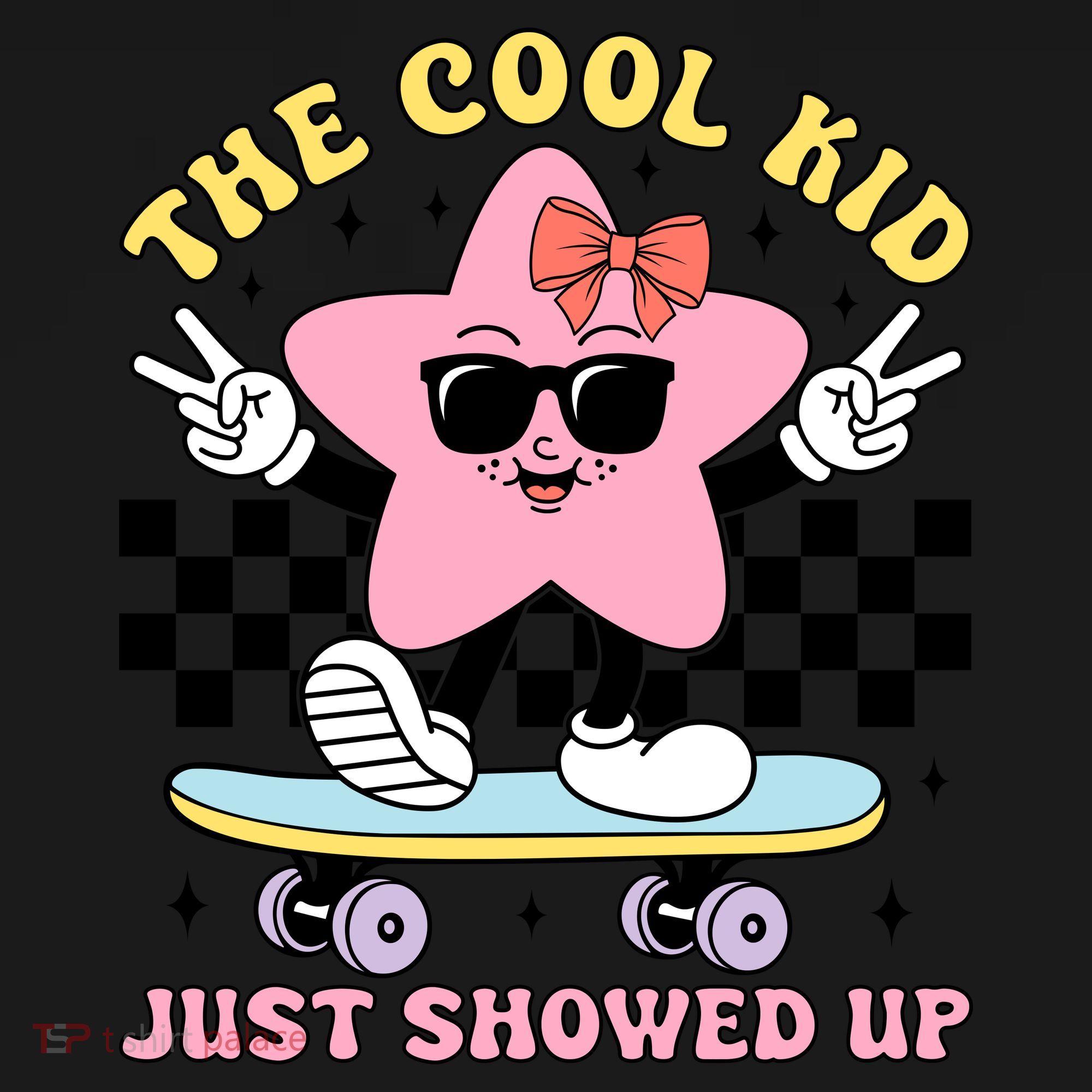 The Cool Kid Just Showed Up Girly Back To School Women's Hoodie