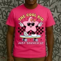 The Cool Kid Just Showed Up Girly Back To School T-Shirt thumb 3