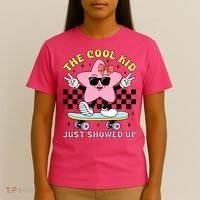 The Cool Kid Just Showed Up Girly Back To School T-Shirt thumb 4