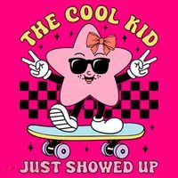 The Cool Kid Just Showed Up Girly Back To School Mousepad thumb 1