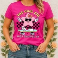 The Cool Kid Just Showed Up Girly Back To School Women's T-Shirt thumb 2
