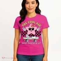 The Cool Kid Just Showed Up Girly Back To School Women's T-Shirt thumb 4