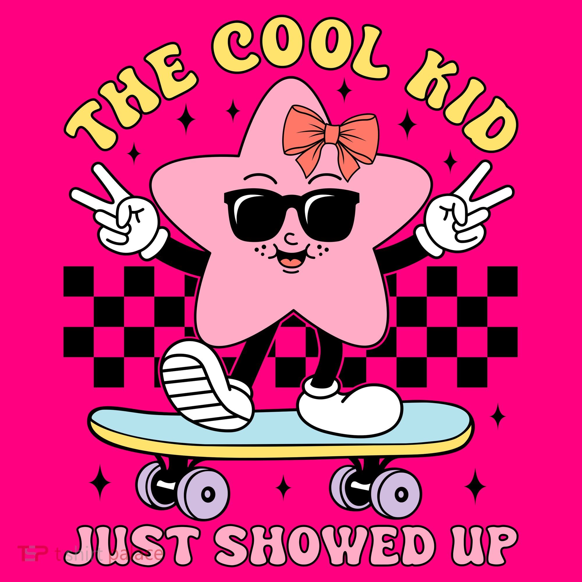 The Cool Kid Just Showed Up Girly Back To School Kids Hoodie