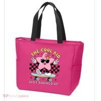 The Cool Kid Just Showed Up Girly Back To School Tote Bag thumb 3