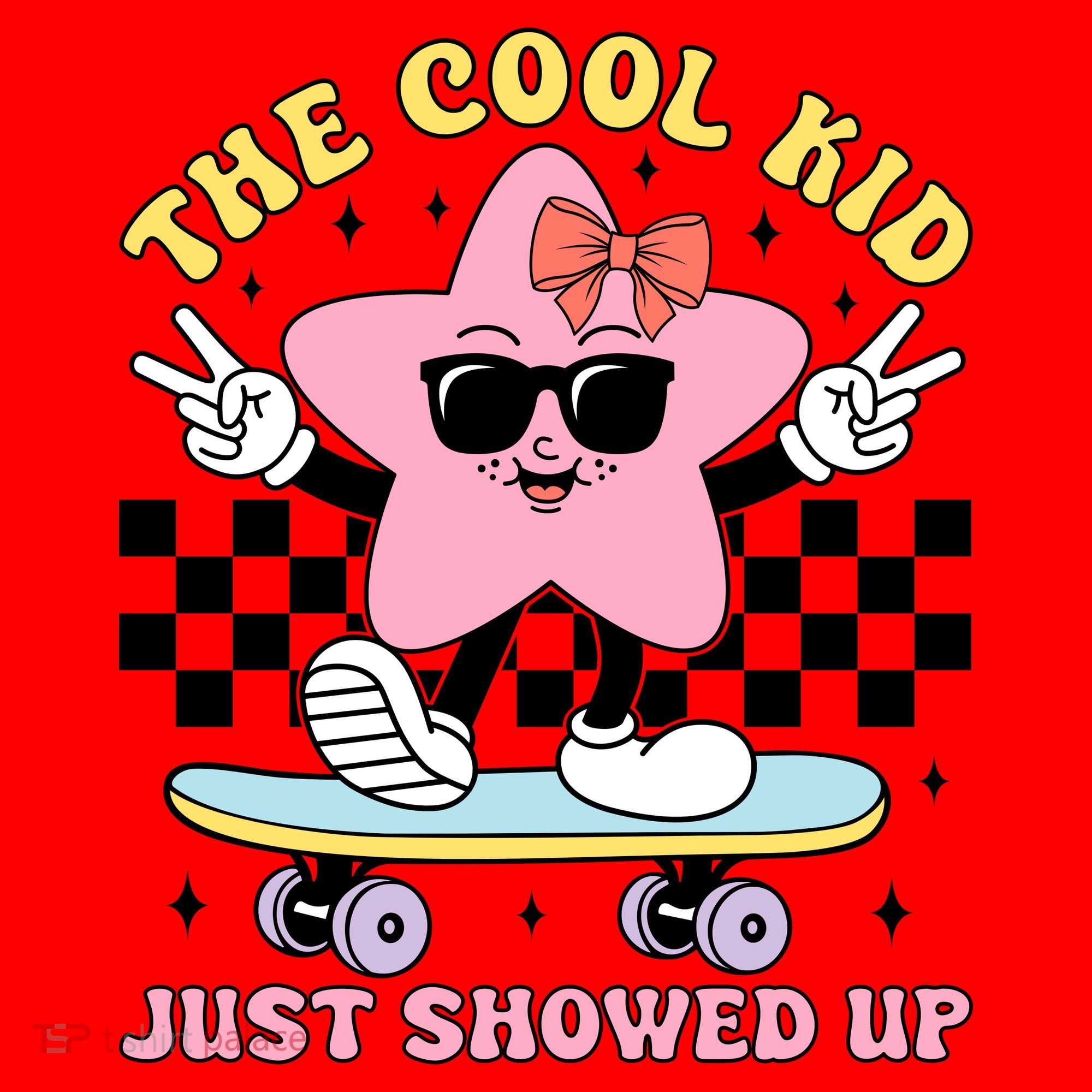 The Cool Kid Just Showed Up Girly Back To School Santa Hat