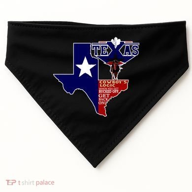 Texas Cowboy Logic USA-Made Doggie Bandana
