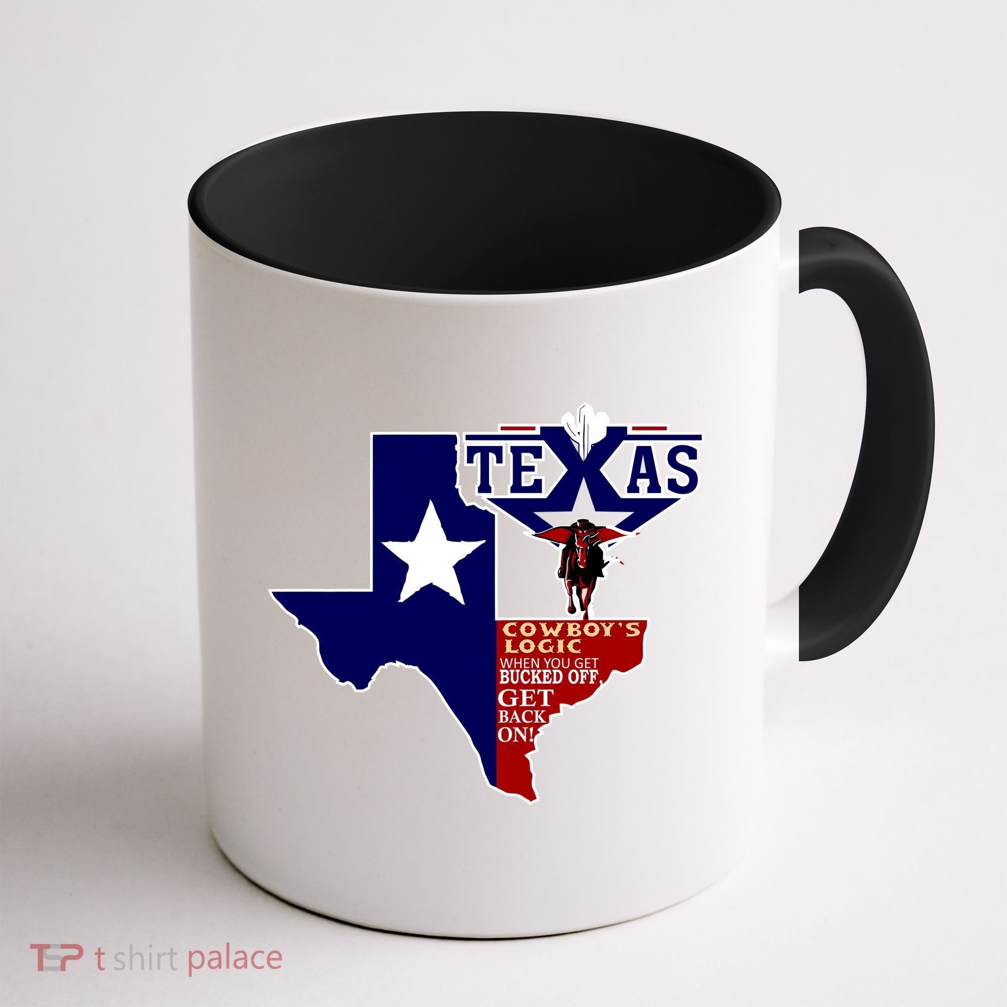 Texas Cowboy Logic Coffee Mug