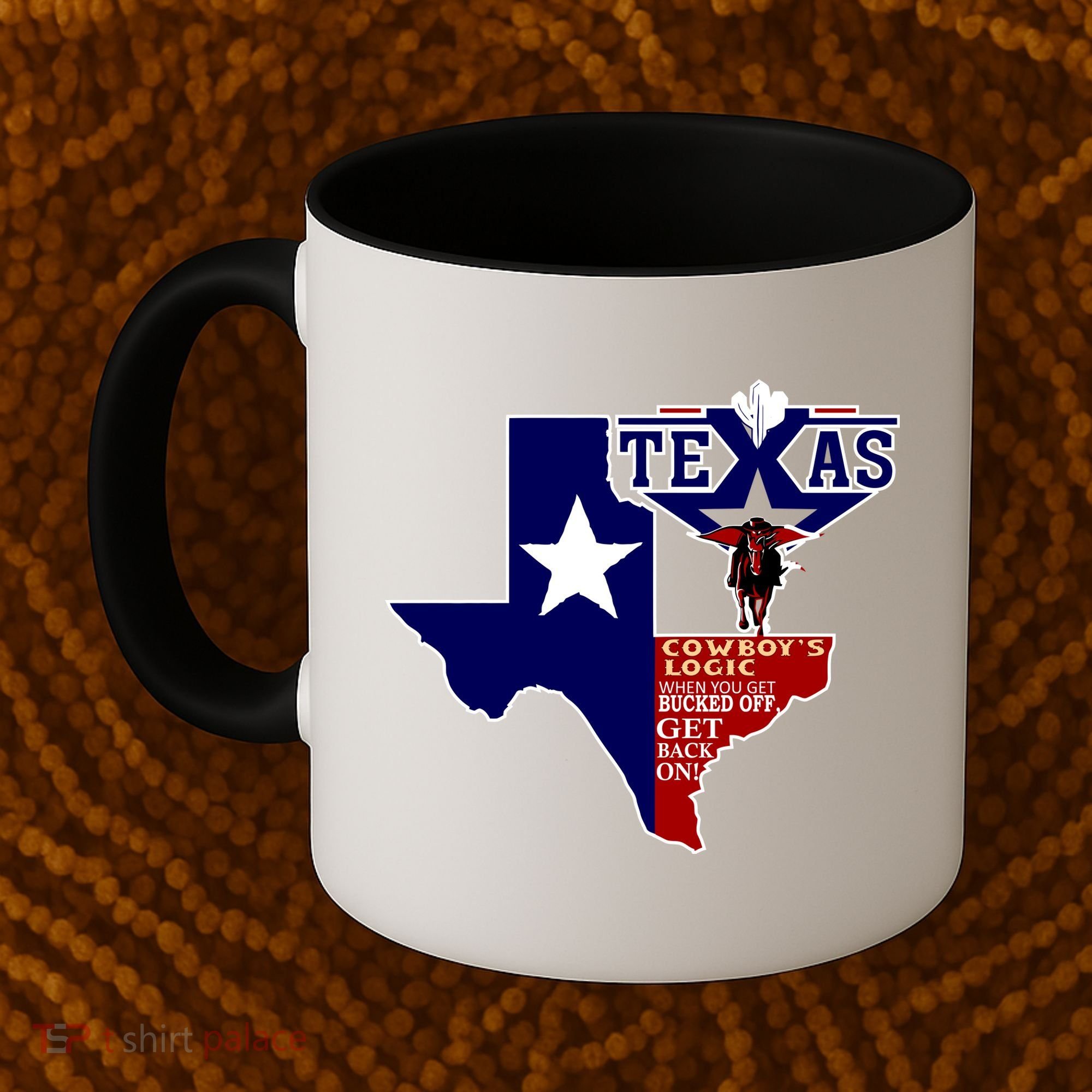 Texas Cowboy Logic Coffee Mug